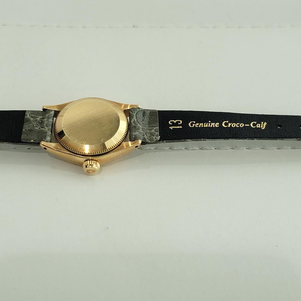 Rolex Lady Oyster Perpetual 6619 Oro 18k Dress Watch 1960s Lusso svizzero RA418G 6
