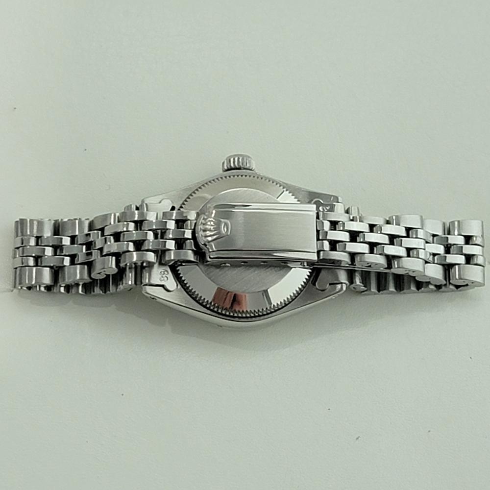 Rolex Lady Oyster Perpetual Date Ref 6516 25mm 1960er Jahre Original RA500 im Angebot 7