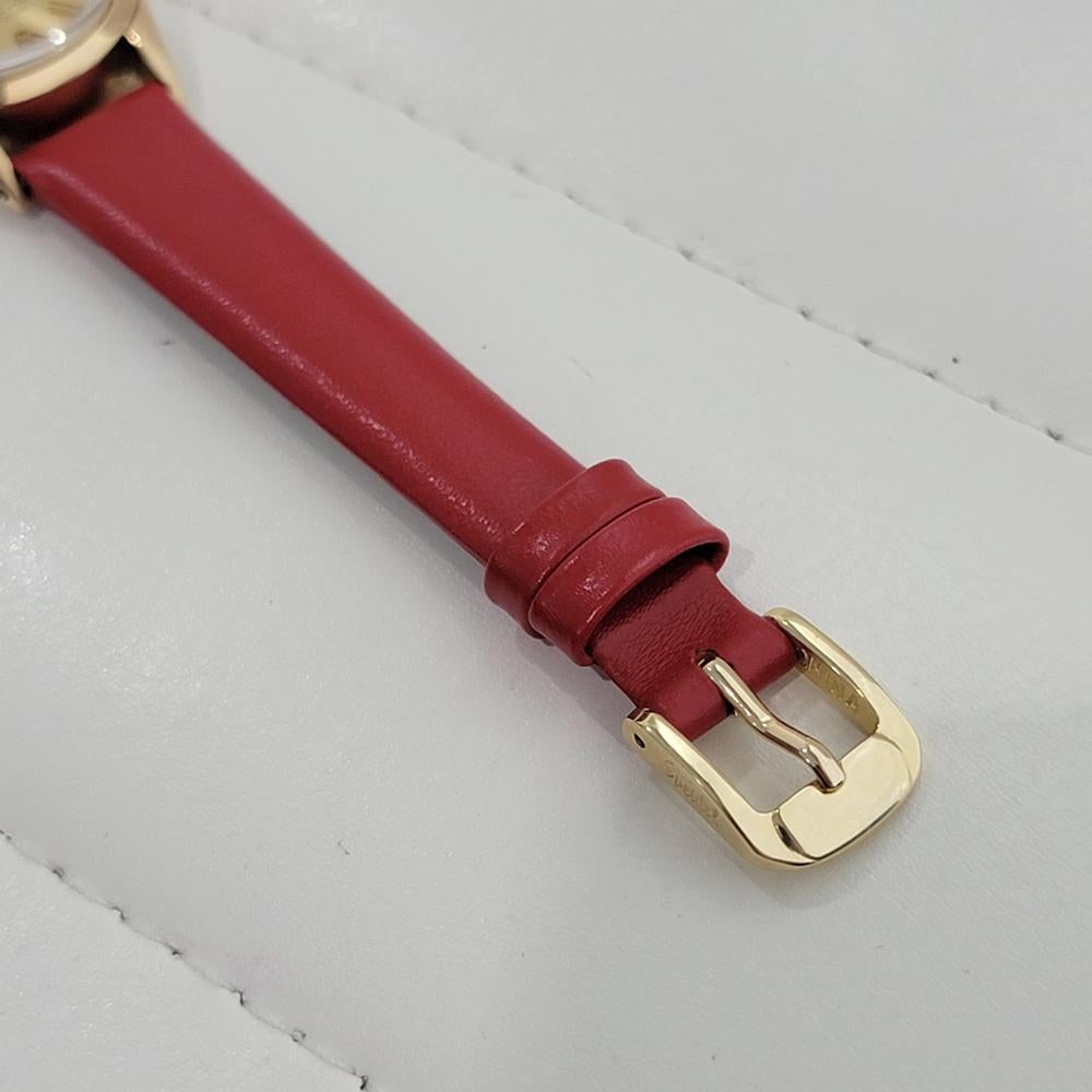 Rolex Lady Oyster Perpetual Datejust 6516 25mm 18k Solid Gold 1960s Swiss RA428 For Sale 4