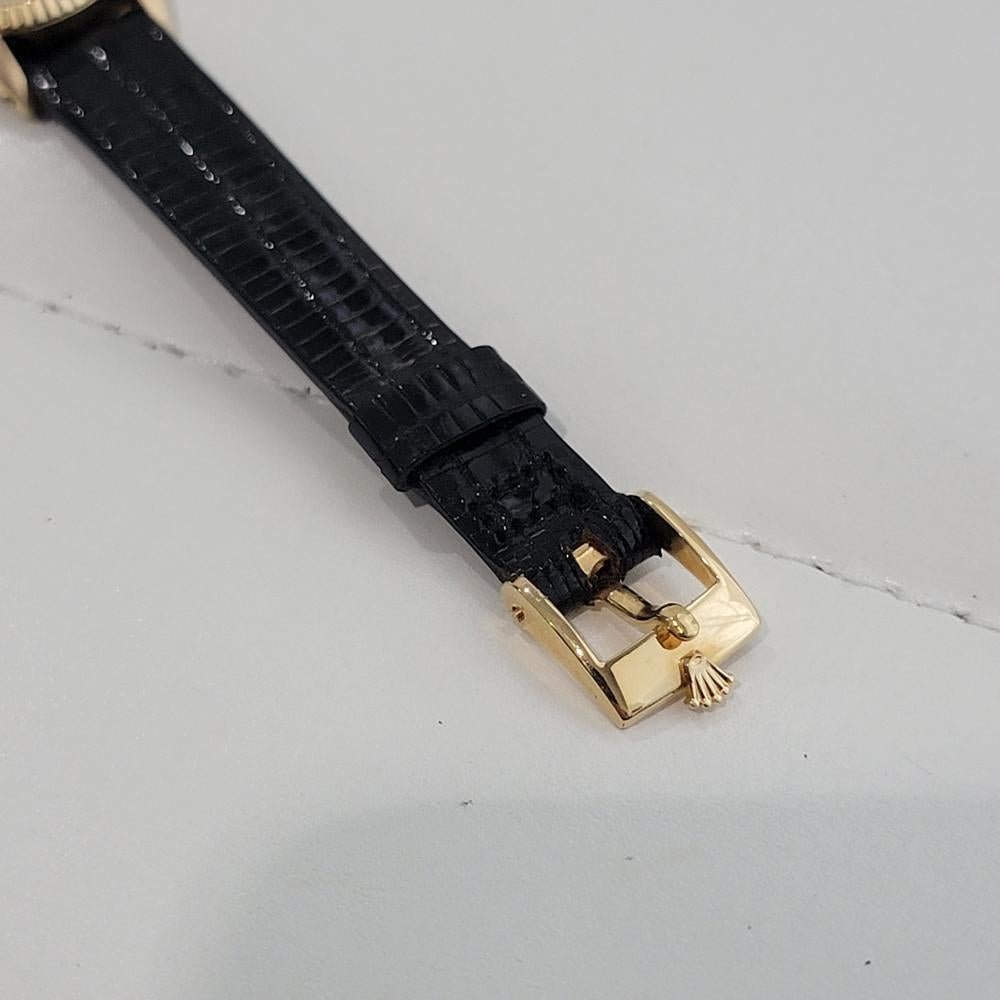 Rolex Lady Oyster Precision 22mm 18k Massivgold Handaufzug 1950er Jahre Schweizer RA511 6