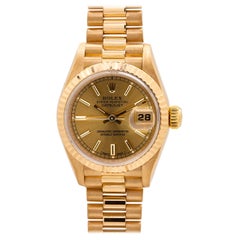 Rolex Lady President 18 Karat Yellow Gold Ref 69178, circa 1993