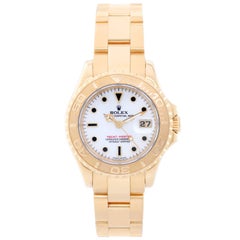 Rolex Montre-bracelet automatique Yacht-Master en or jaune pour femme Réf. 69628