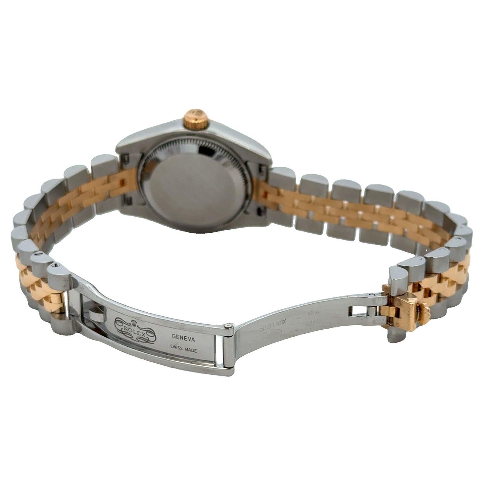  Rolex Ladys 26mm Datejust 179173 Mother Of Pearl Diamond Dial Two-Tone Modern Pour femmes 