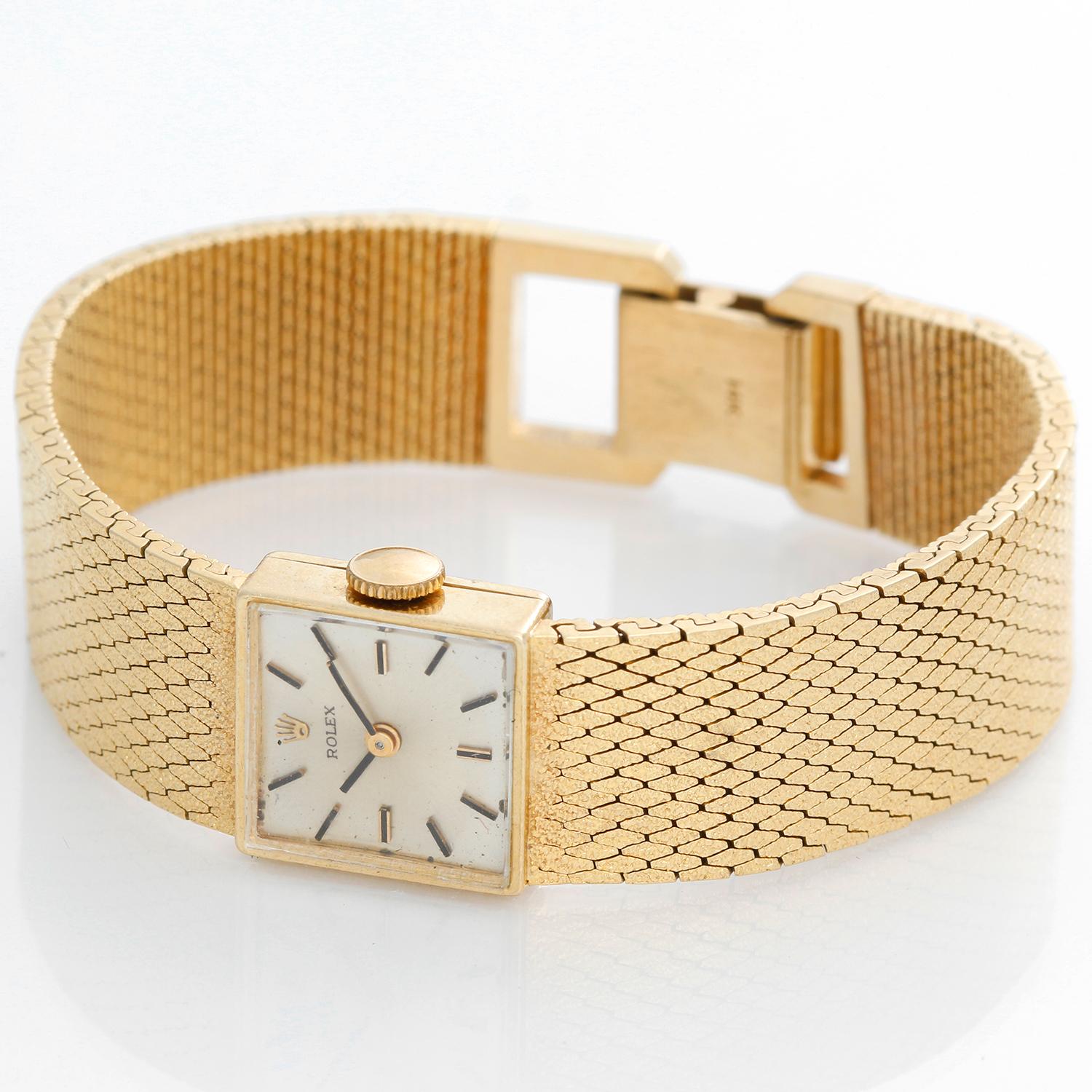 rolex square face ladies watch