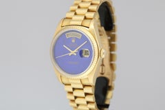Rolex Lapis Dial Day-Date Presidental Ref 18038 Yellow Gold, circa 1978