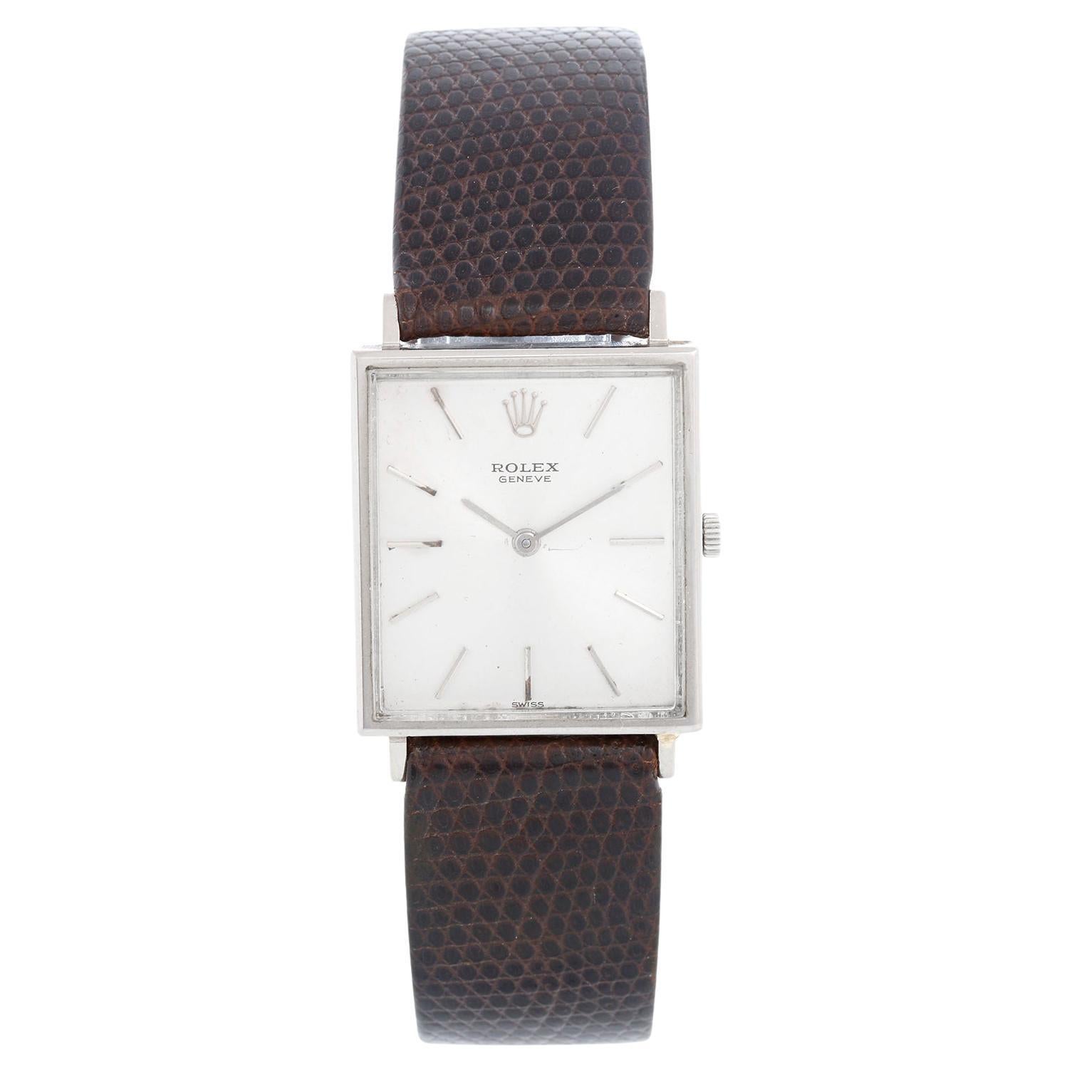 Rolex Manual Winding White Gold 3603 Watch