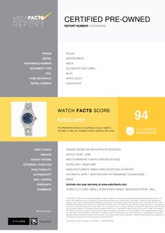 Rolex Masterpiece 80319, Blue Dial, Certified and Warranty