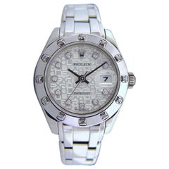 Rolex Masterpiece 80319, Silver Dial, Certified and Warranty