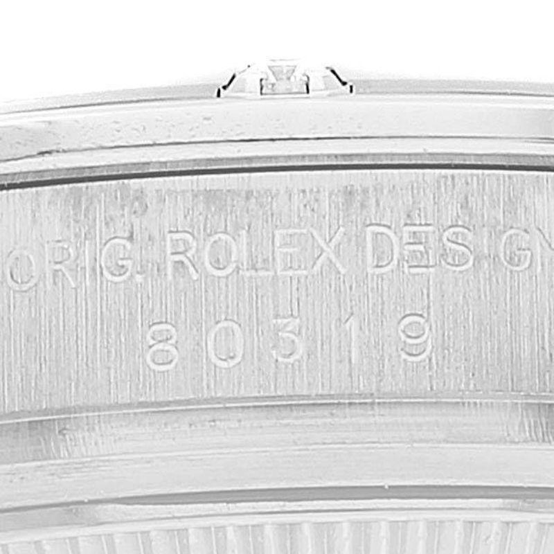 Women's Rolex Masterpiece Pearlmaster White Gold MOP Dial Diamond Ladies Watch 80319