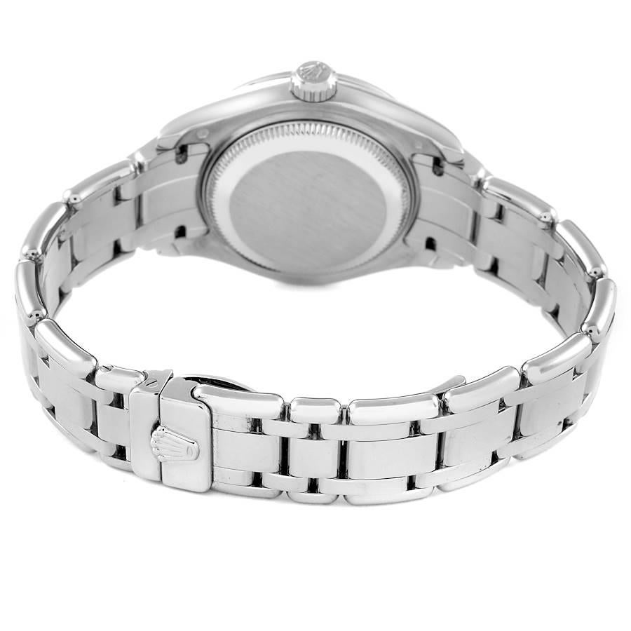 Rolex Masterpiece Pearlmaster White Gold MOP Dial Diamond Ladies Watch 80319 2