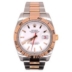 Rolex Montre Datejust 36mm Turn-O-Graph en or rose 18K/acier Oyster 116261