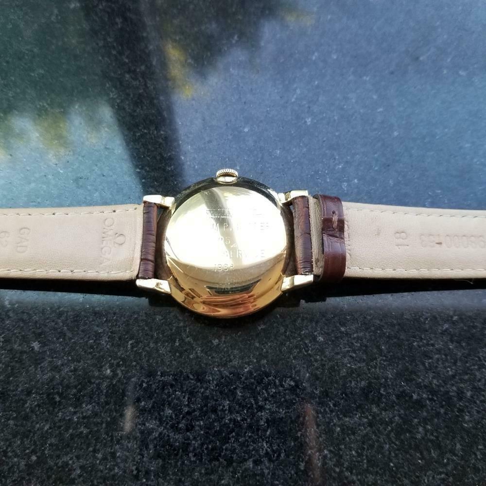 Rolex Men's 14k Gold Cal.1215 Hand-Wind Dress Watch, c.1960s Swiss Vintage LV968 1