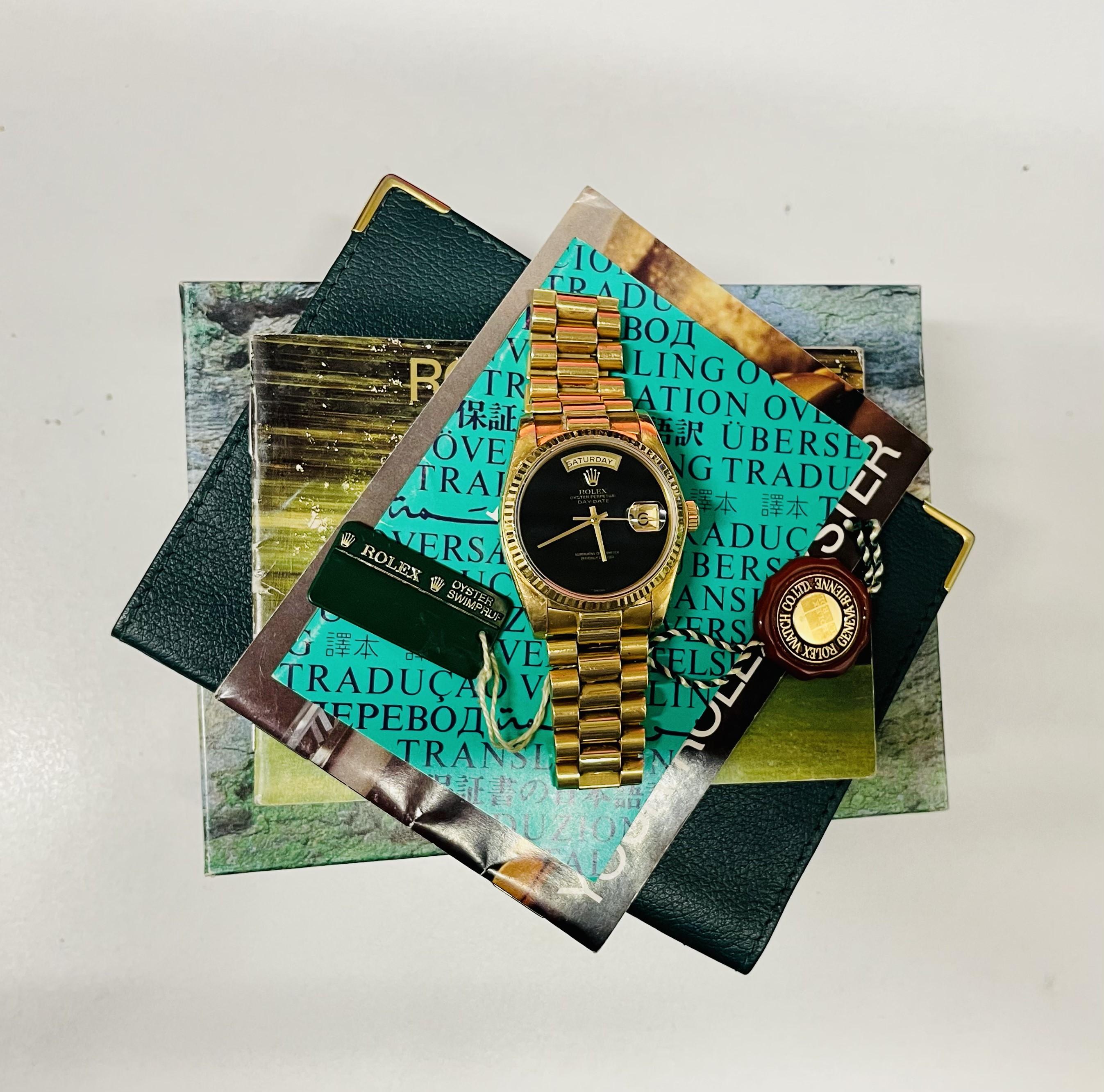 onyx dial rolex