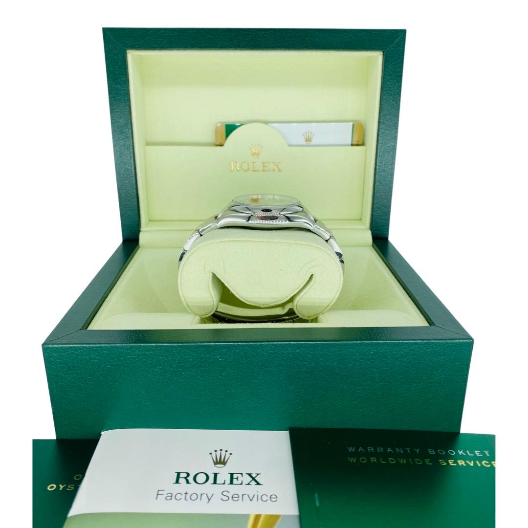 Rolex Montre Oyster Perpetual d'usine à cadran vert olive de 34 mm  Pour hommes en vente