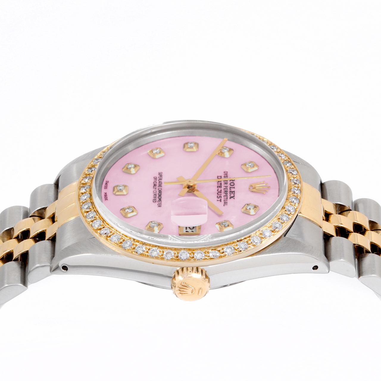 pink face mens watch