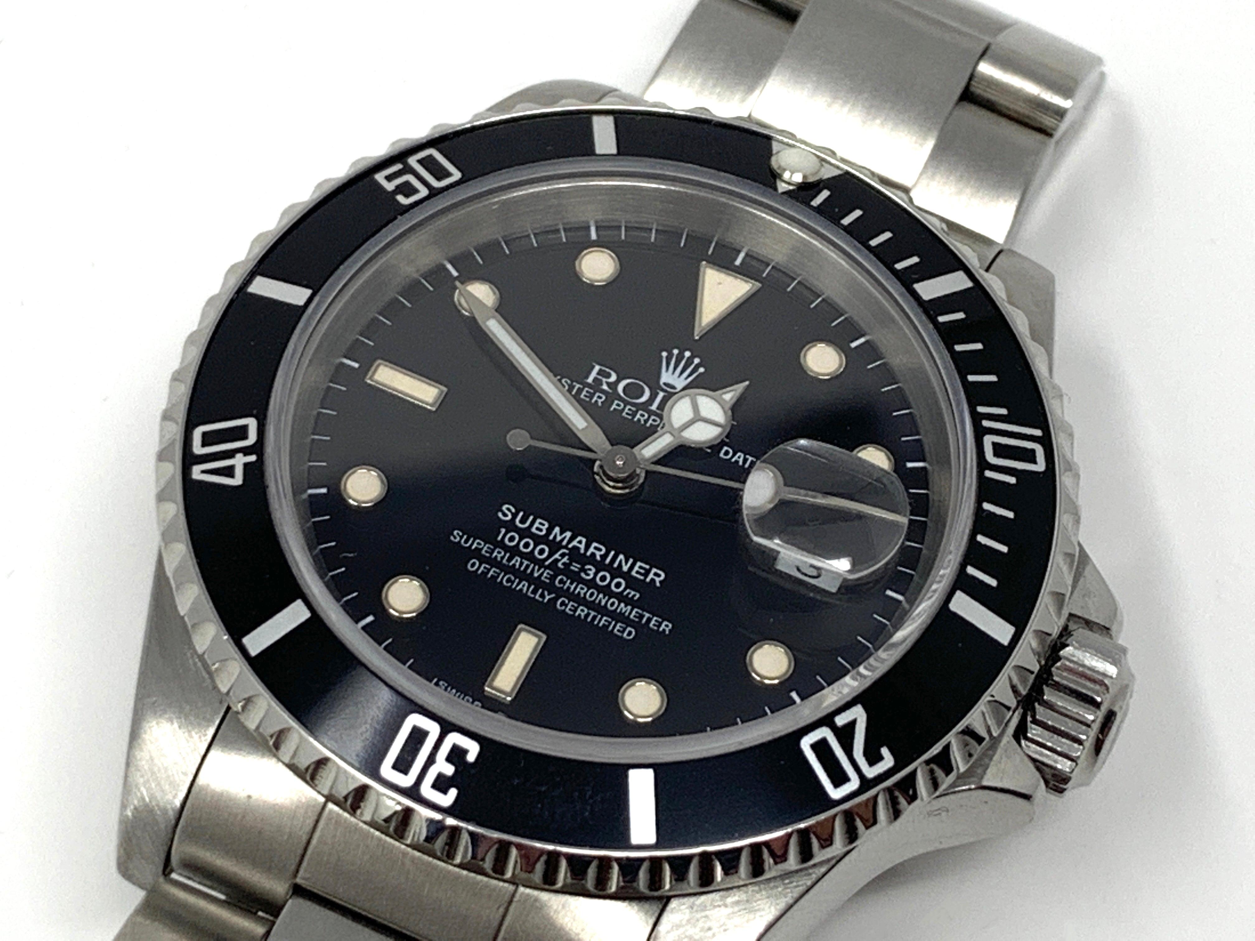 Rolex Mens Submariner 16610 Black Oyster For Sale at 1stDibs rolex submariner case size, rolex