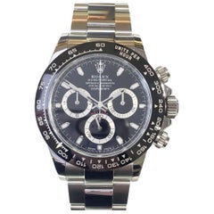 Rolex Men's Cosmograph Daytona Black Dial Chronograph Stainless Steel