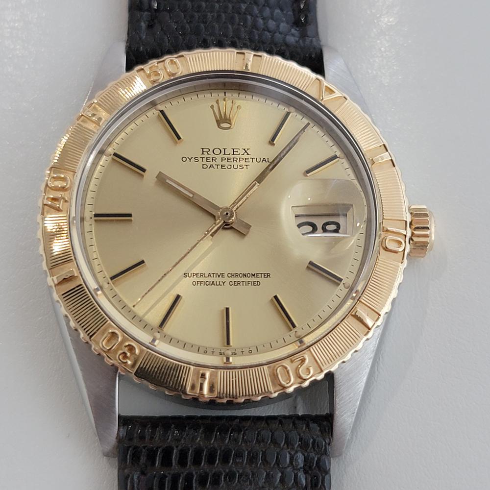 Sporty luxury, Men's 18k gold and stainless steel Rolex Oyster Perpetual Datejust Ref.1625 Turn-O-Graph, the 