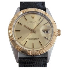 Rolex Montre Datejust 1625 en or 18 carats avec cadran tour-O-graph automatique SS, années 1970 RA317B