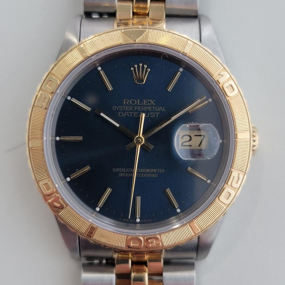 Classic icon, Men's 18k gold and stainless steel Rolex Oyster Perpetual Datejust Ref.16263 Turn-O-Graph, 
