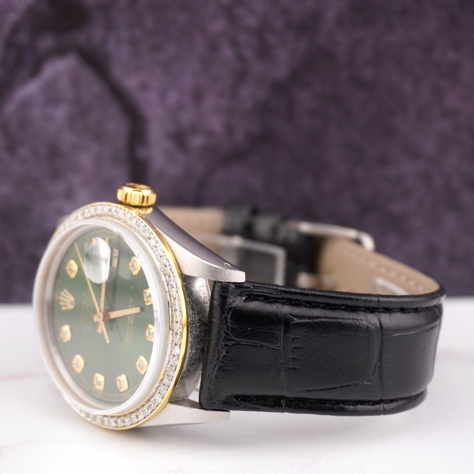 green face luxury watches