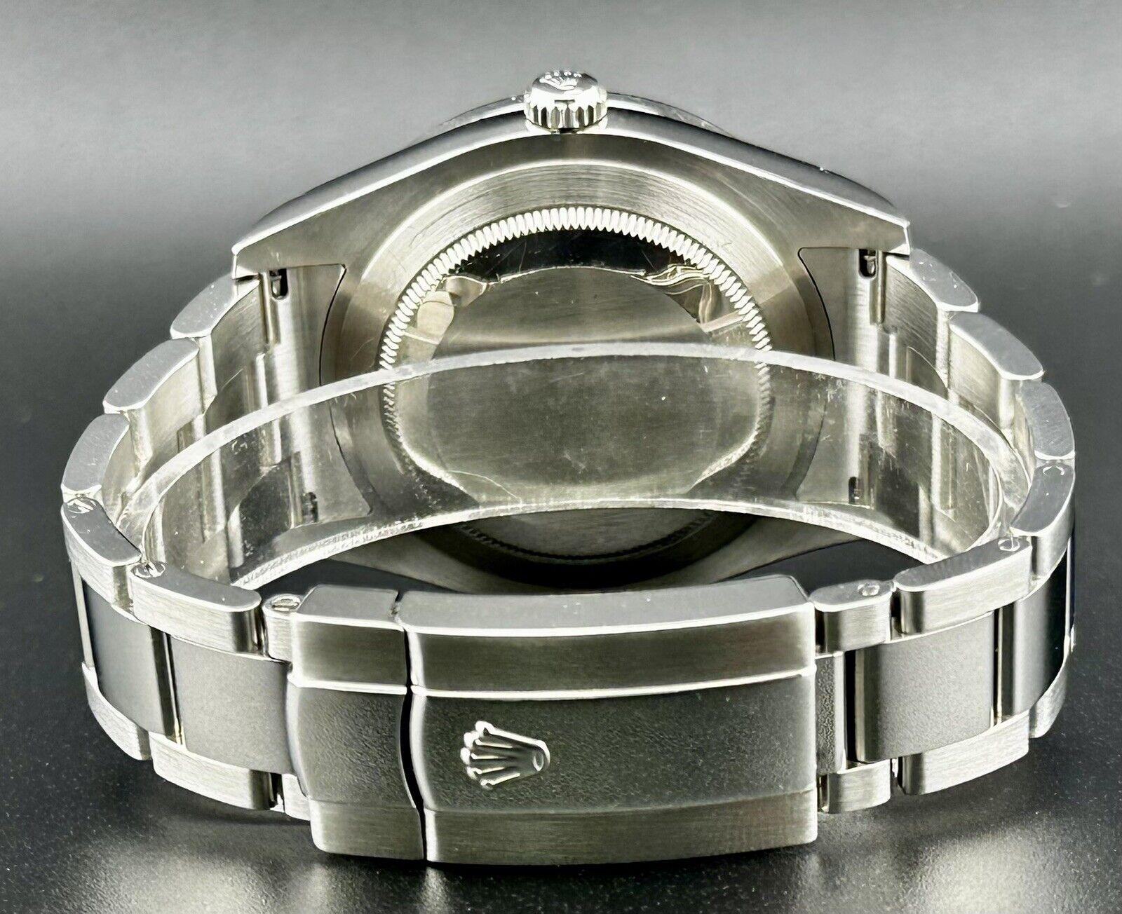 Rolex Montre Datejust 41mm Oyster Steel Watch ICED 2,0ct Roman Black Dial 116300 en vente 1