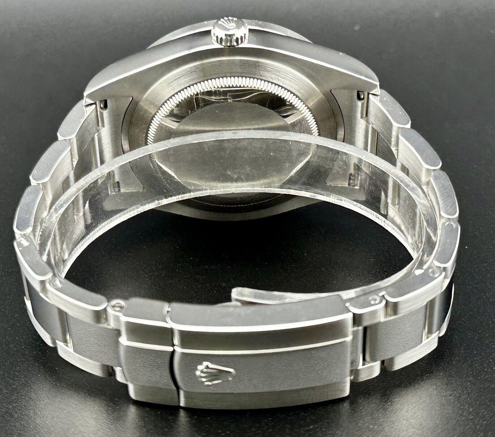 Rolex Montre Datejust 41mm Oyster Steel Watch ICED 2,0ct Roman Black Dial 116300 en vente 2