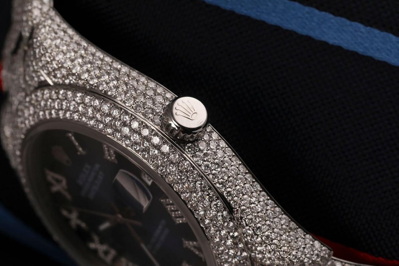 Rolex Montre Datejust II 116300 bleue entièrement délavée pour hommes Neuf - En vente à New York, NY