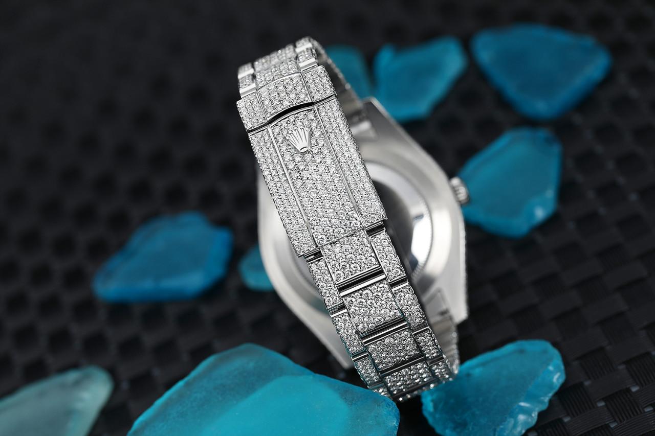 rolex datejust ii 41mm iced out