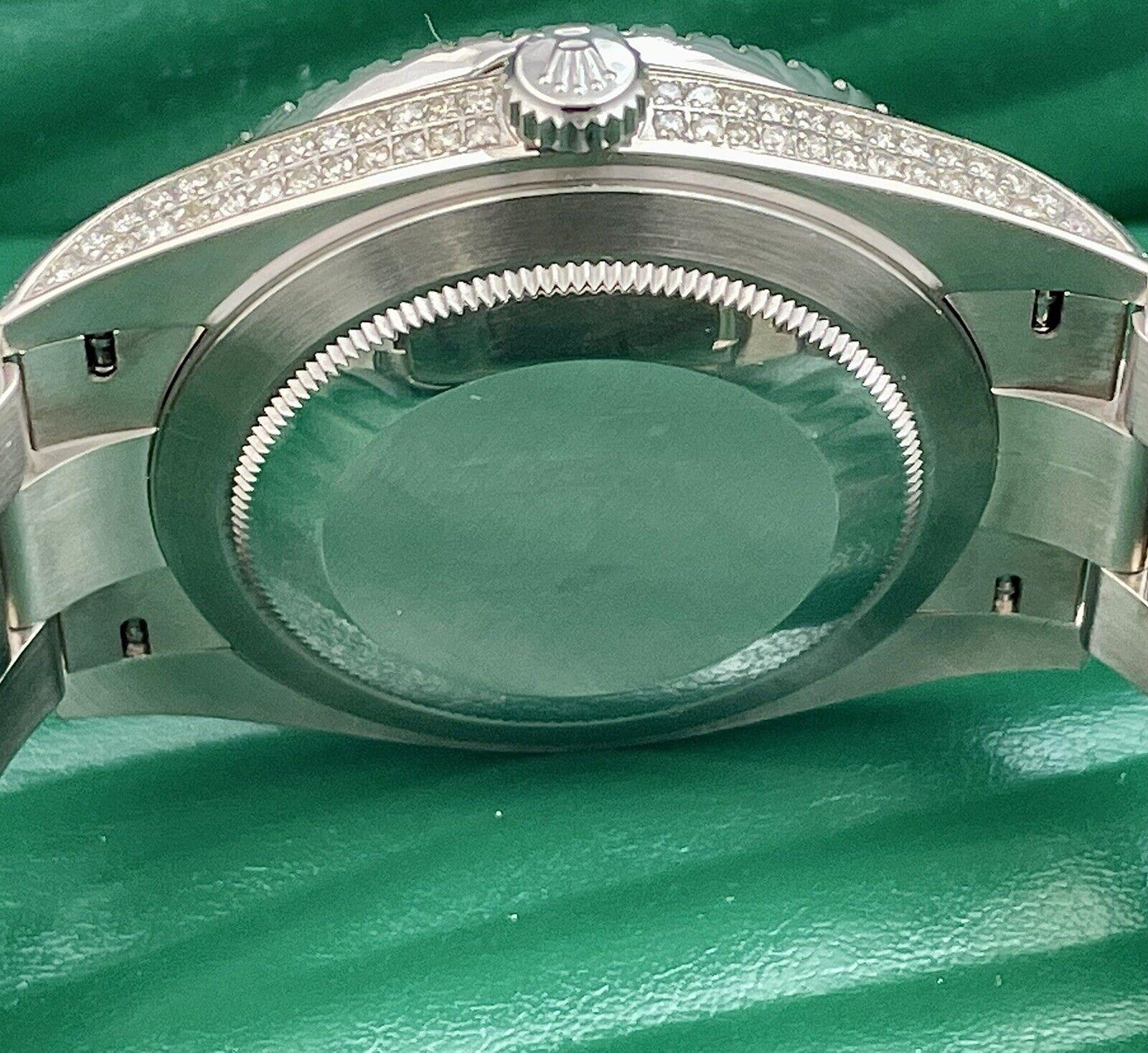 Rolex Men's Datejust II 41mm Iced 13ct Diamonds Oyster Steel Watch Ref: 116300 1