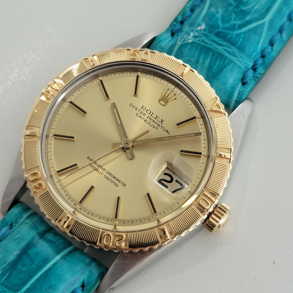 Iconic classic, Men's 18k gold and stainless steel Rolex Oyster Perpetual Datejust Ref.1625 Turn-O-Graph, the 