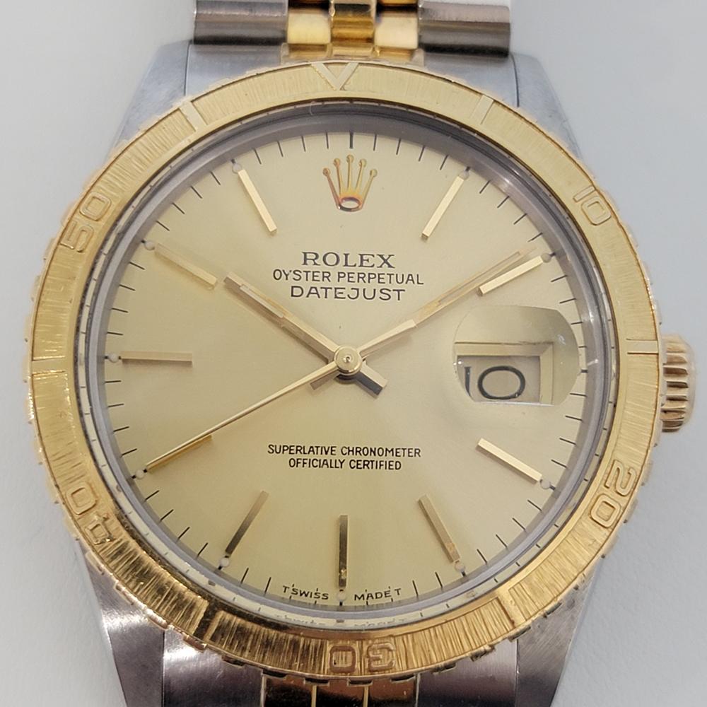 Iconic classic, Rolex 18k gold and stainless steel Oyster Perpetual Datejust Ref.16253 Turn-O-Graph, the 