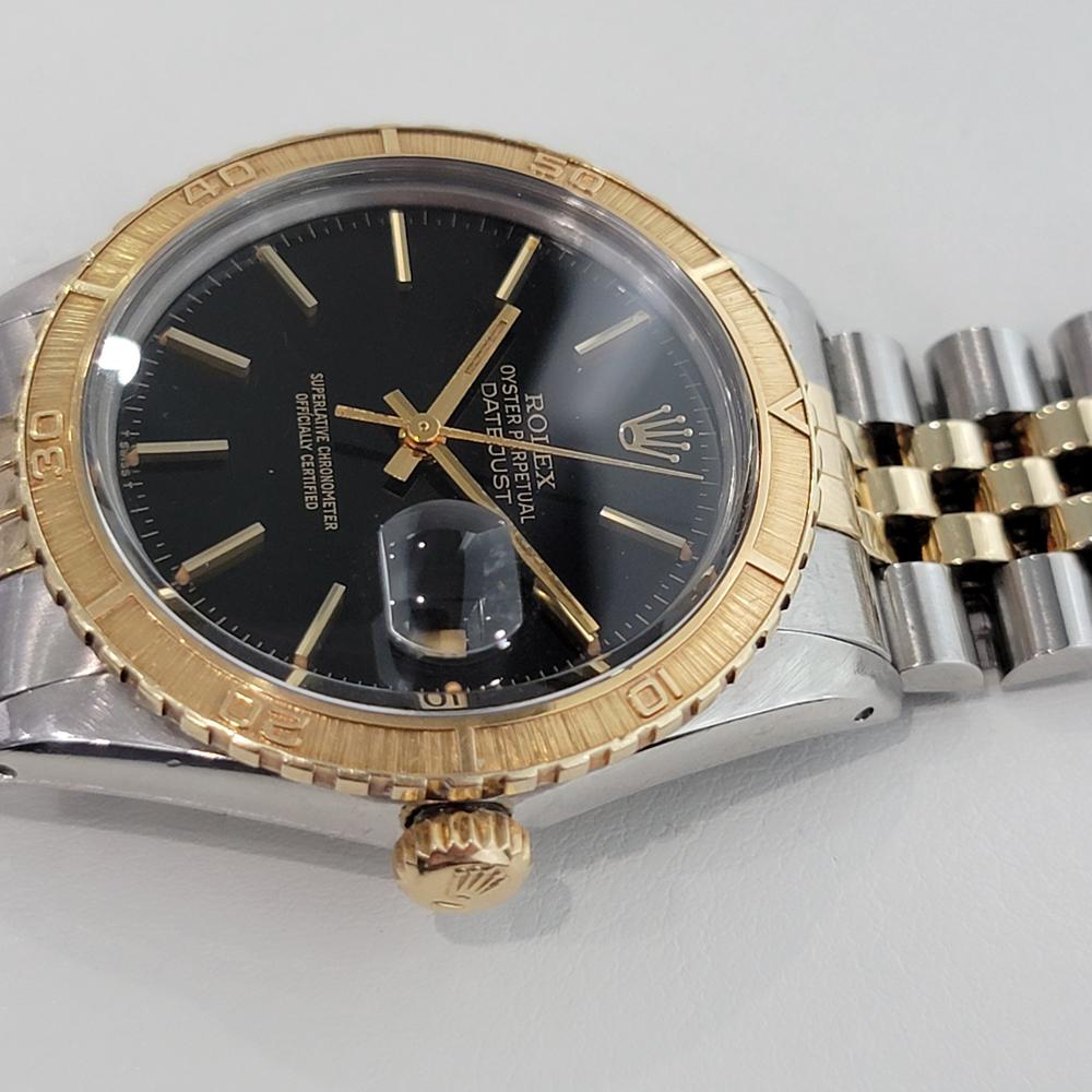 Rolex Men's Datejust Ref 16253 Thunderbird 18k Gold SS Automatic 1970s RA297 1