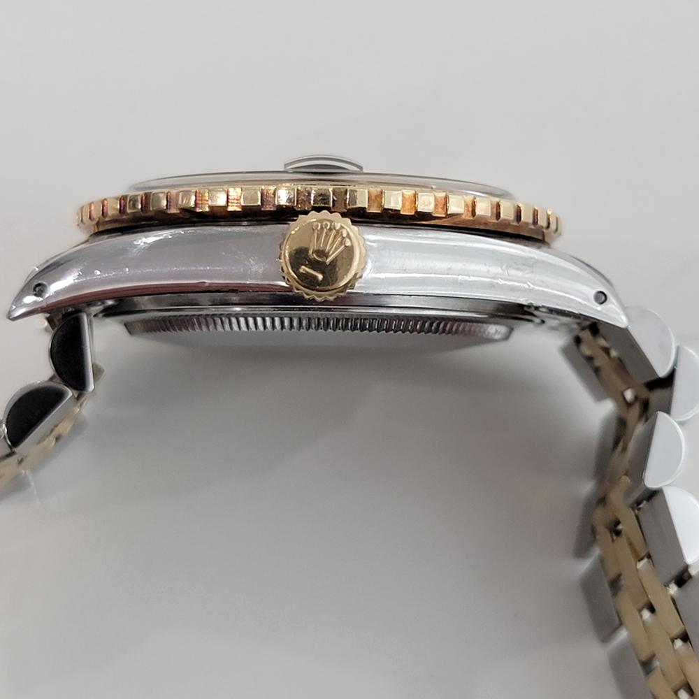 Rolex Men's Datejust Ref 16253 Thunderbird 18k Gold SS Automatic 1970s RA297 4