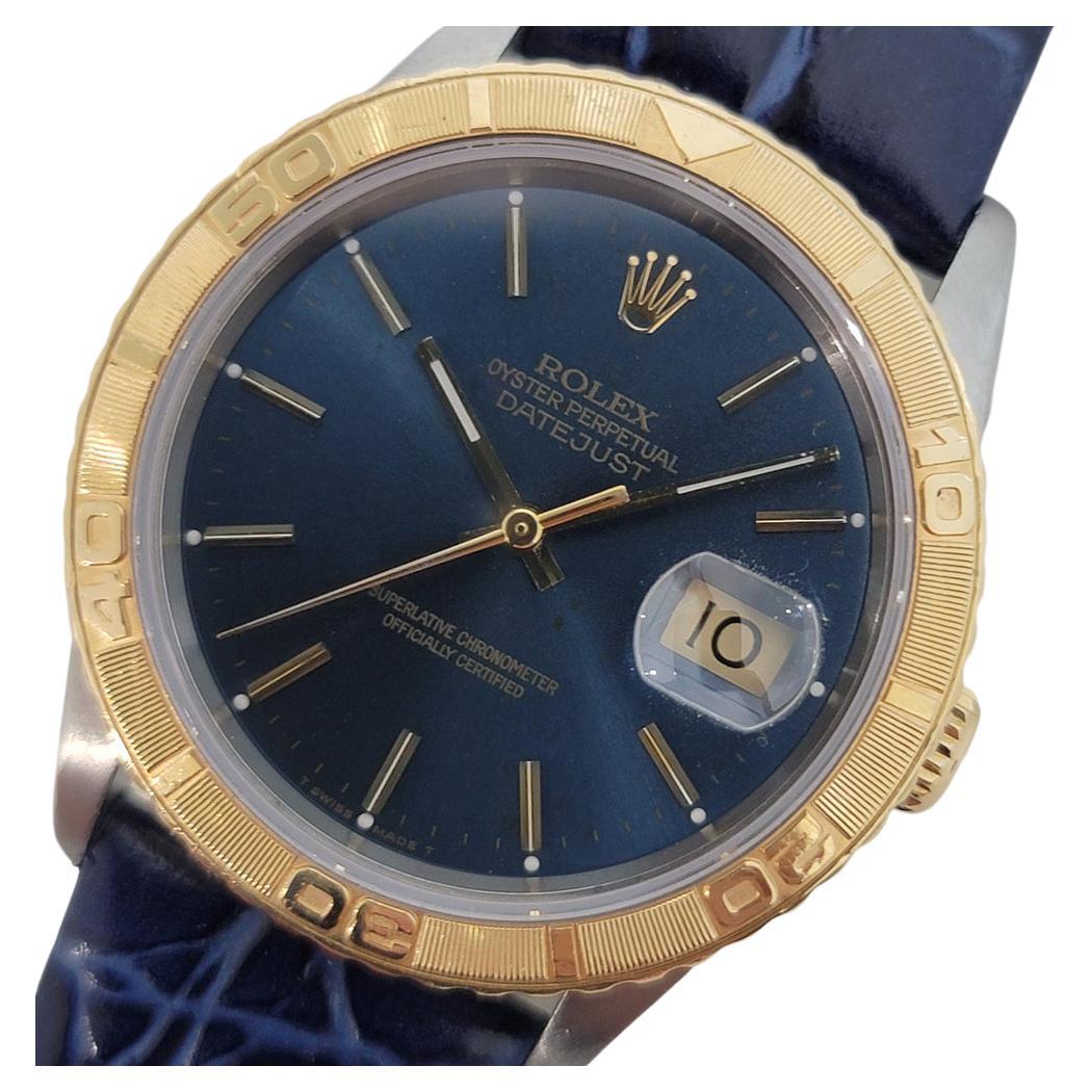 Rare icon, Rolex 18k gold and stainless steel Oyster Perpetual Datejust Ref.16263 Turn-O-Graph, 
