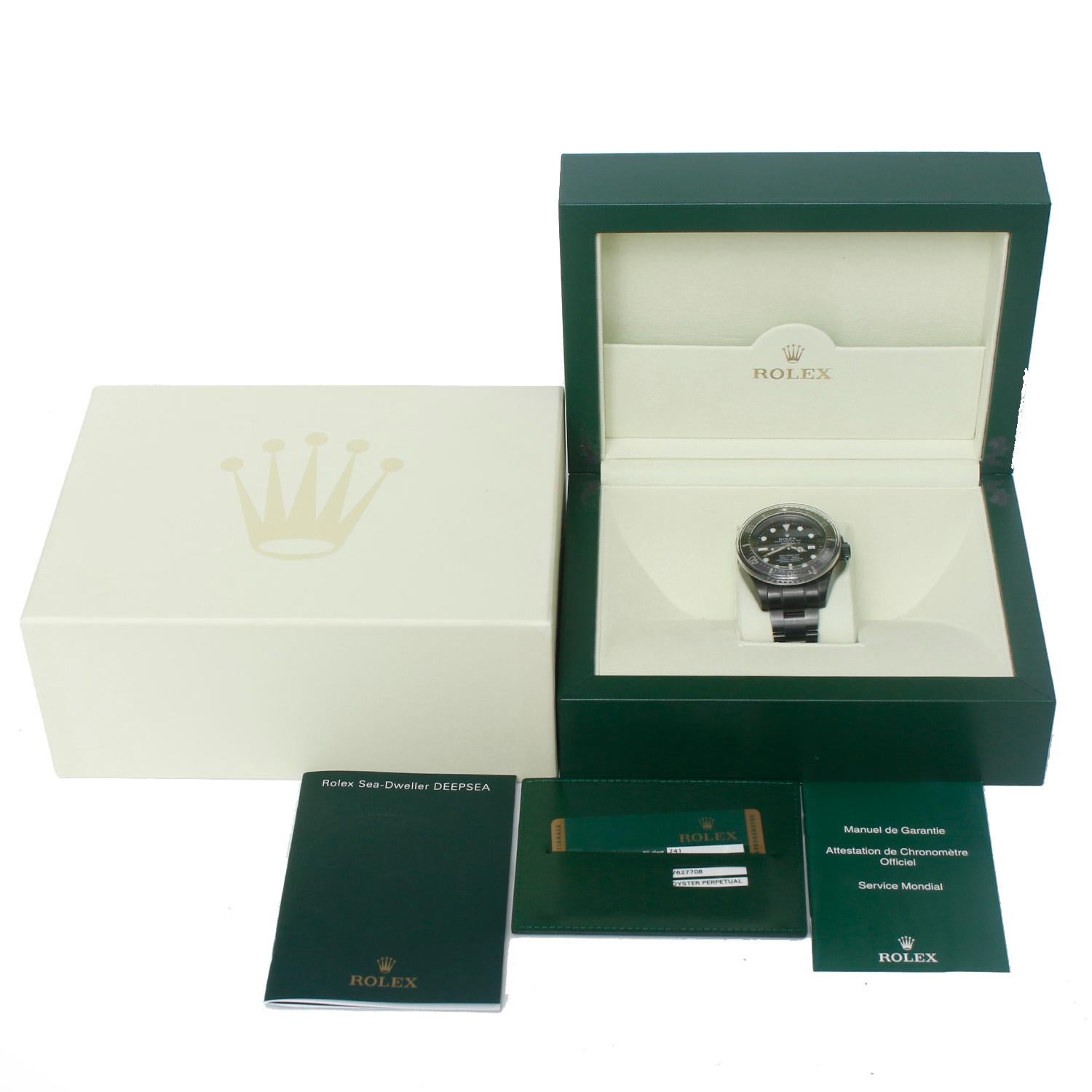 Reloj Rolex de caballero Sea Dweller Deep Sea con recubrimiento de PVD 116660 en venta 2