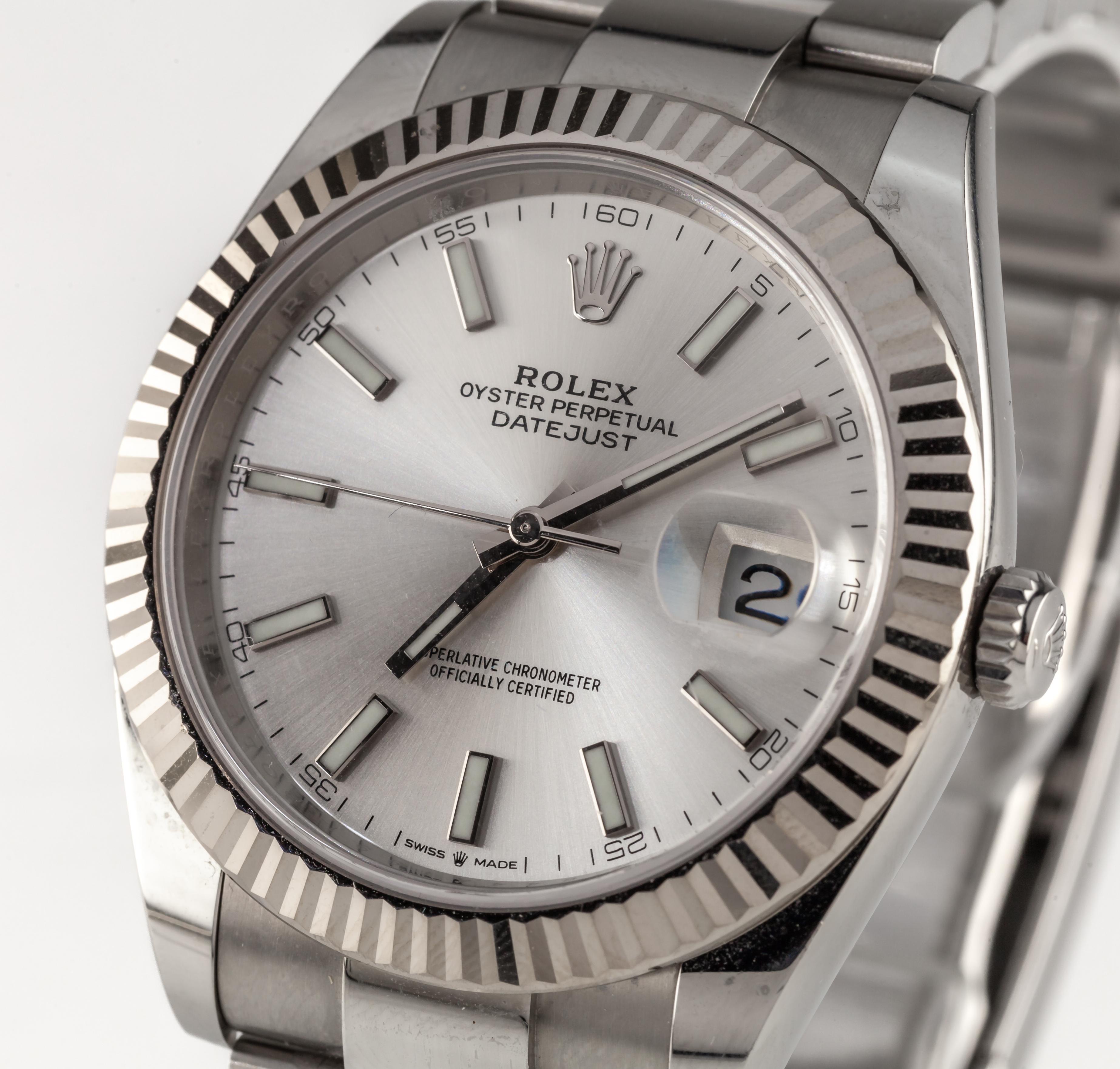 Rolex pour hommes Datejust 41 mm 126334 avec boîte et papiers 3