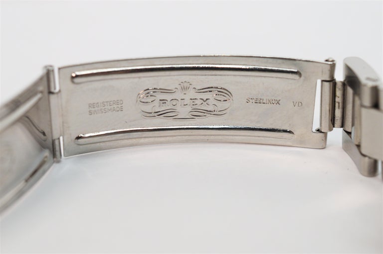 Rolex Men s Stainless Steel Model 15010 Oyster Wrist Watch