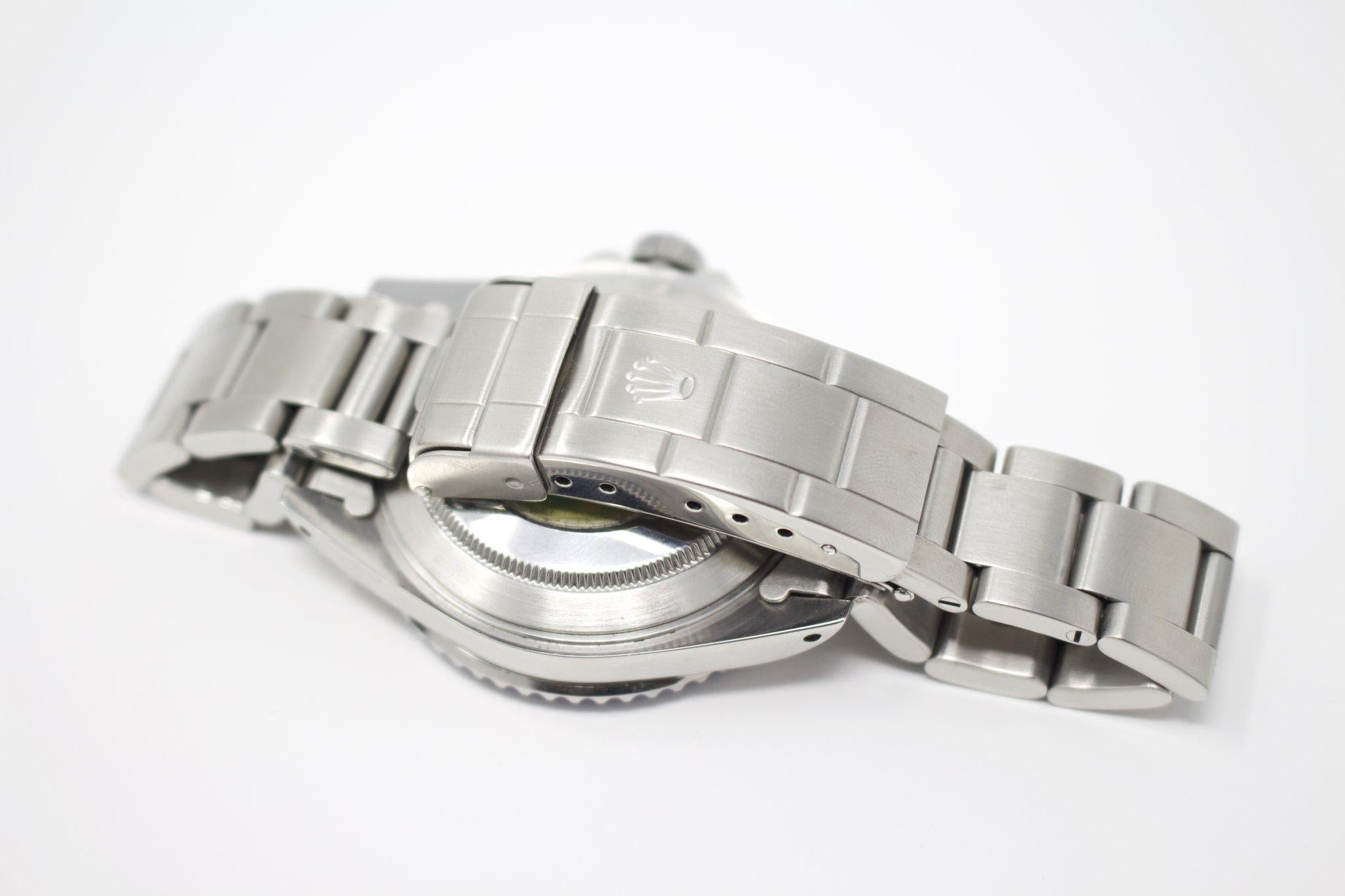 rolex submariner bleu acier