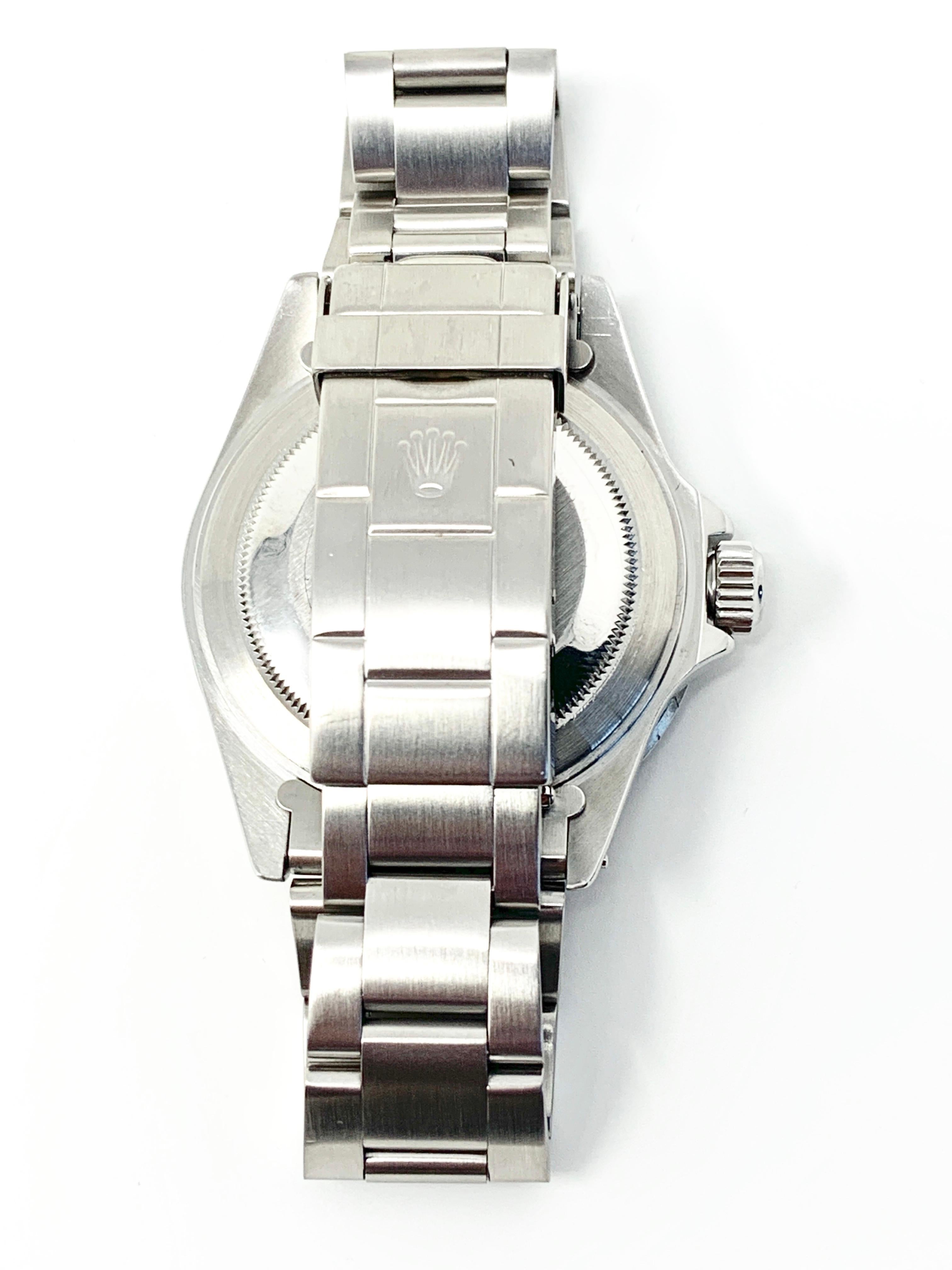 Rolex Hommes 40mm Submariner 16610 Green Oyster steel Bon état à San Fernando, CA