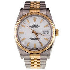 Vintage Rolex Men's Two Tone Stainless & Yellow Gold OPDJ Automatic Watch 16233