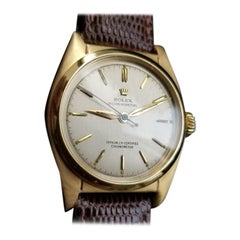 Rolex Midsize 18k Solid Gold Oyster Perpetual 6050 Automatic, c.1948 Swiss LV794