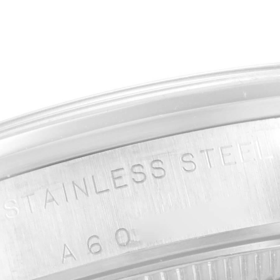 Rolex Midsize 31 Black Dial Domed Bezel Steel Ladies Watch 77080 3