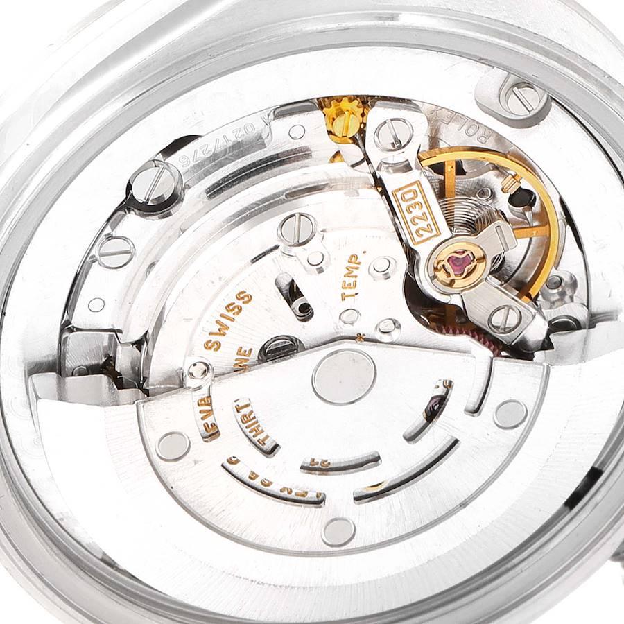 Rolex Midsize 31 Black Dial Domed Bezel Steel Ladies Watch 77080 4