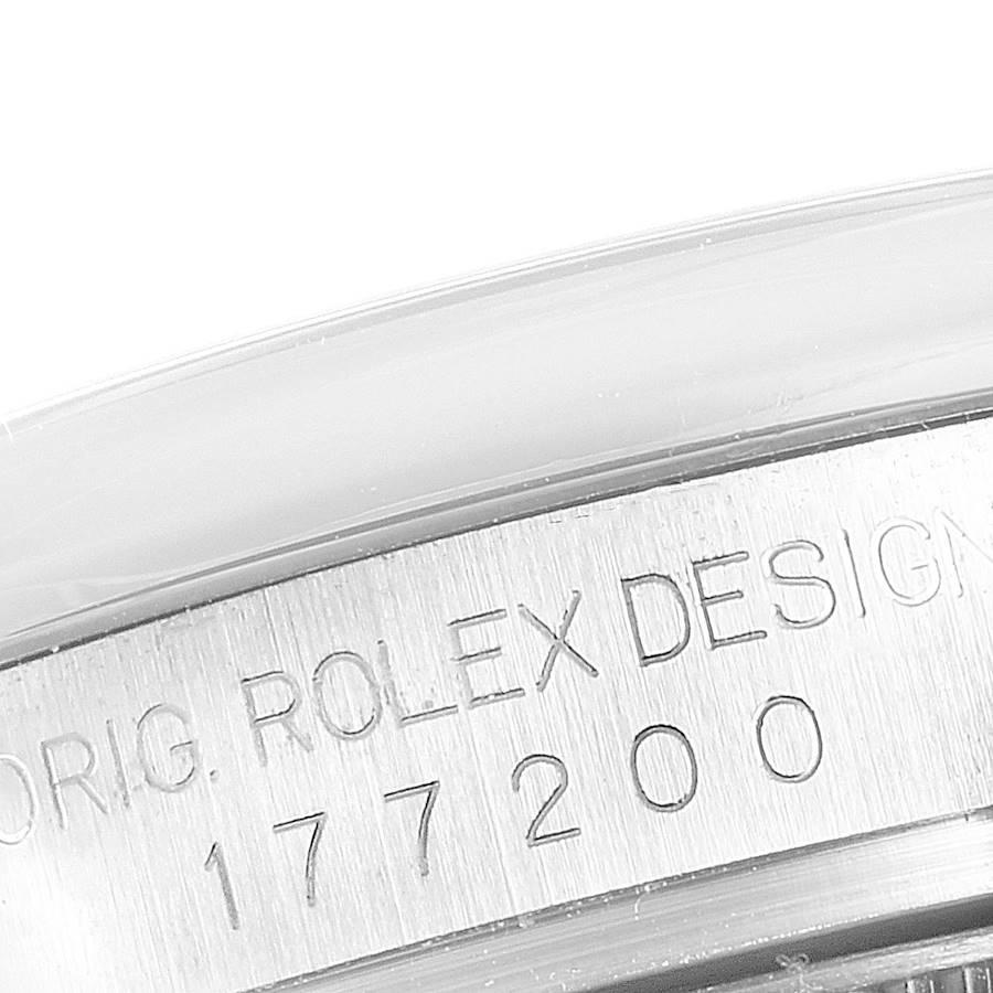 Women's Rolex Midsize 31 Salmon Dial Domed Bezel Steel Ladies Watch 177200