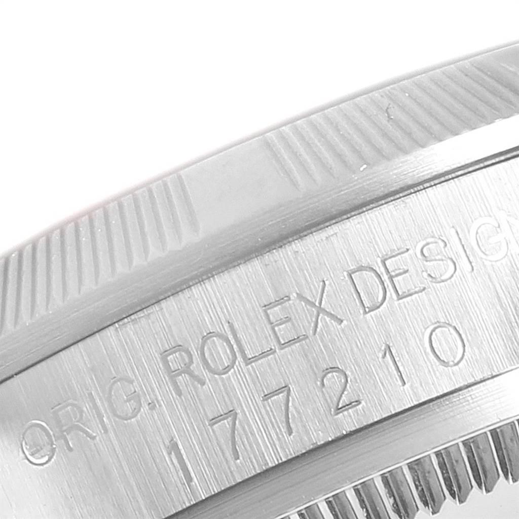 Rolex Midsize 31 Silver Rhodium Dial Steel Ladies Watch 177210 4