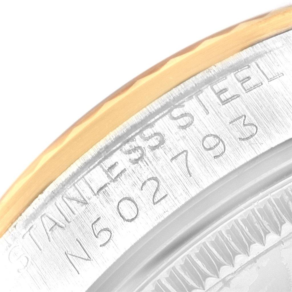 Rolex Midsize Yellow Gold Steel Oyster Bracelet Ladies Watch 67513 For Sale 3