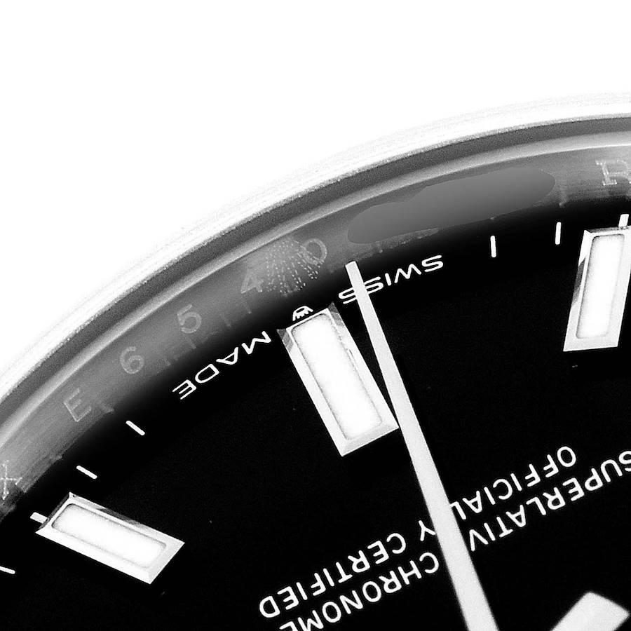 Rolex Midsize Black Dial Automatic Steel Ladies Watch 277200 Unworn 2