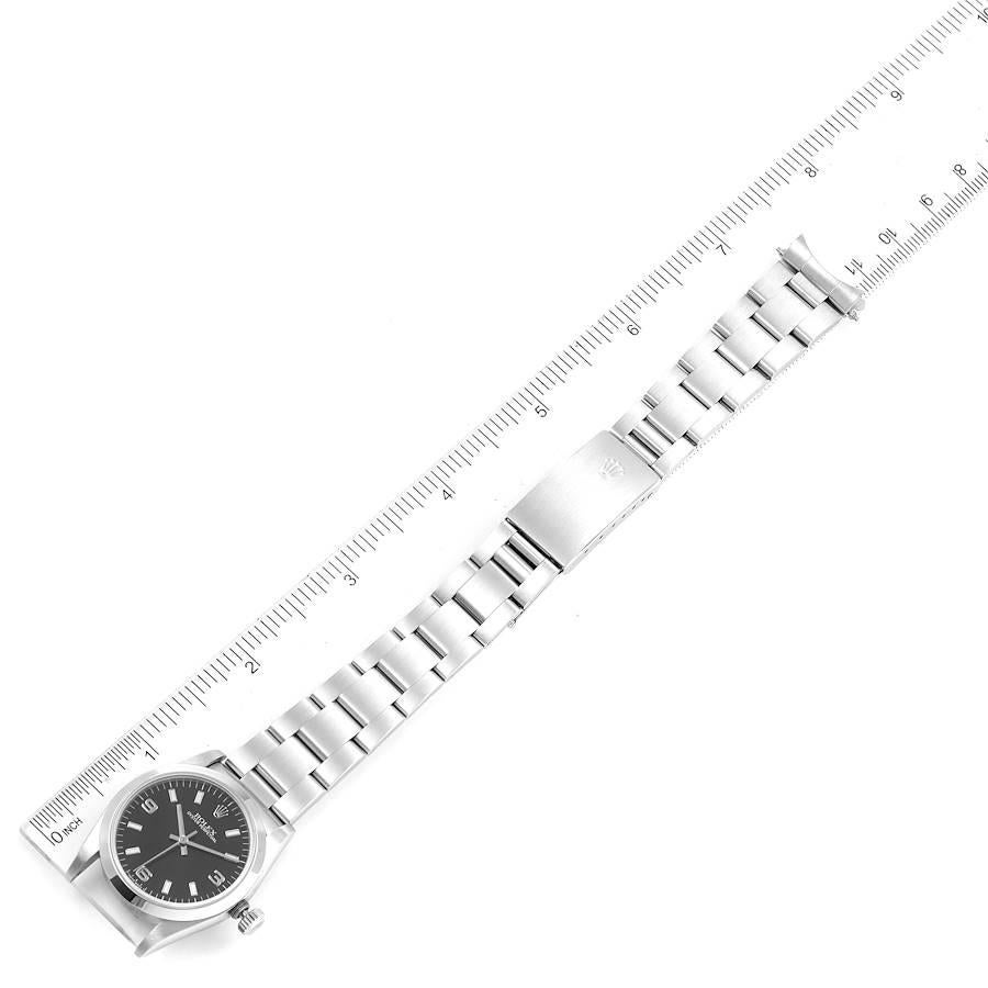 Rolex Midsize Black Dial Automatic Steel Ladies Watch 67480 5