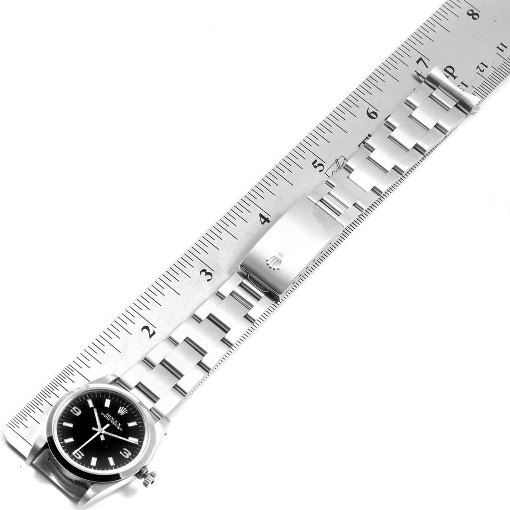 Rolex Midsize Black Dial Automatic Steel Ladies Watch 67480 7